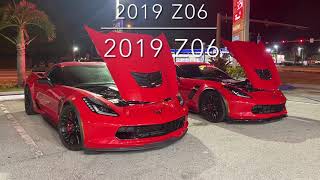 2019 C7 Z06 Vs 2019 C7 Z06 Auto Vs Manual [upl. by Hairom]