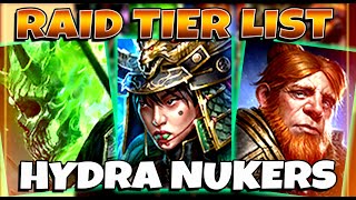 Top Hydra Destroyers Best Nukers Tier List for Raid Shadow Legends [upl. by Reseta]