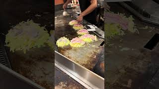 Okonomiyaki osakastation osaka japan [upl. by Nedac]