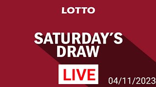 The National Lottery Lotto Draw Results Form Saturday 04 November 2023 [upl. by Mastrianni]