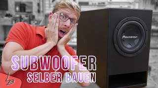 Krasser XXL Subwoofer selbstbau  Der reißt das Haus ab  1 [upl. by Bandur]