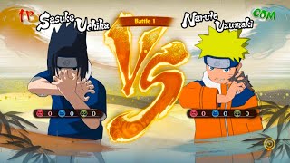 Sasuke Uchiha Genin Vs Naruto Uzumaki Genin  Naruto Storm 4  Road To Boruto [upl. by Siegfried]