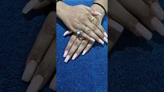 Ombre nails nailart nails extension newsong longnails bestextensions naildecoration selfcare [upl. by Sixla586]