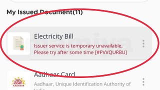 Digi Locker Fix Issuer service is temporary unavailable Please try after some time PVVQURBU [upl. by Ladnar152]