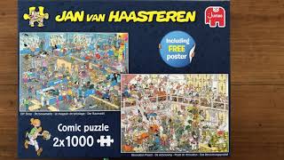 Jan van Haasteren 2x1000 Combidoos De Verbouwing en De Bouwmarkt Puzzel1000Stukjes [upl. by Phillie49]