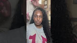 curly flip over sew in 🥰🫧 curlyhairtutorial flipover sewin naturalhair curlyhair [upl. by Leopoldine]