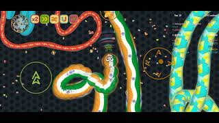 WormateIO  The Running Tiny Worm Epic Adventure in Wormateio Best Moments [upl. by Griselda27]