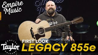 FIRST LOOK  Taylor Guitars Legacy 855e [upl. by Eiramlatsyrk200]