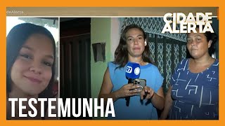 Exclusivo repórter do Cidade Alerta conversa com testemunha do caso Victória [upl. by Jenifer]