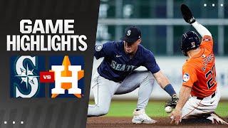 Mariners vs Astros Game Highlights 5324  MLB Highlights [upl. by Yramesor]