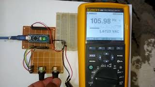 Arduino Sinewave Generator  Frequency and Amplitude Control [upl. by Albric]