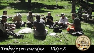 Trabajo con cuerdas vídeo 2 ballestrinque [upl. by Dickerson496]