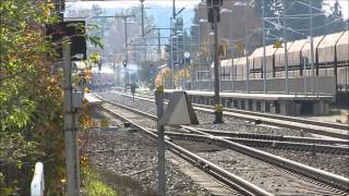 Bahnhof LANGENBACH  ALEXRERBGuterzuge mit Class66  25102013 [upl. by Greyson8]