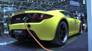 Live from Geneva Auto Show 2011 Artega SE electric sports car [upl. by Jovia]