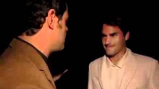 CNN Interview of Roger Federer after 2007 Wimbledon Finalflv [upl. by Nahsaj]