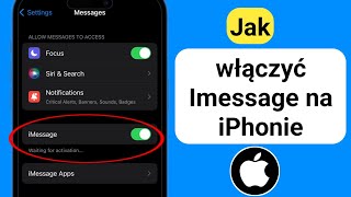 Jak włączyć iMessage na iPhonie 2024  Włącz iMessage na iPhonie [upl. by Jenne]