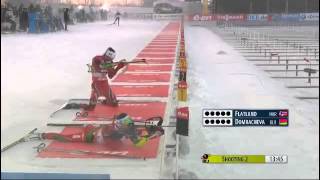 Epic shooting  Biathlon World Cup  Östersund 2013 [upl. by Pul]