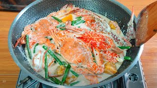 Ginataang Alimasag Recipe Crab In Coconut Milk [upl. by Malley285]