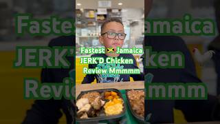 🇯🇲Took 2 seconds to review the JERK’D chicken It was really good Food Shorts Review ☮️❤️ [upl. by Cheslie23]