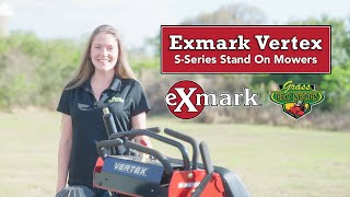 eXmark Vertex SSeries Zero Turn StandOn Mowers [upl. by Atnima]