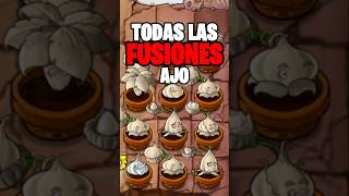 TODAS las FUSIÓNES DEL AJO en plantasvszombies [upl. by Zelma]