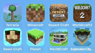 Terraria Minecraft Desert Craft Worldcraft 2 Dawn Craft Planet Worldcraft Exploration City [upl. by Rosene782]