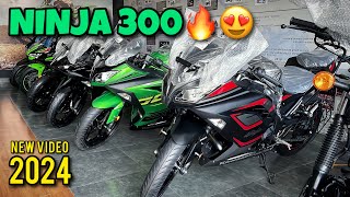 New Video 2024 KAWASAKI NINJA 300🔥Complete information😍Review amp Facelift [upl. by Hgielar]