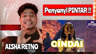 Reaction AISHA RETNO  CINDAI  BIG STAGE 2022 [upl. by Argela972]