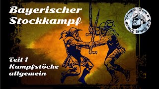 Bayerischer Stockkampf vergessenes Brauchtum alte Verteidigungstechniken allgemein alle Kampfstöcke [upl. by Mikal]