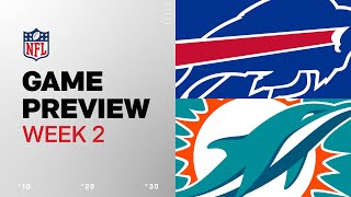 Buffalo Bills vs Miami Dolphins  2024 Week 2 Game Preview [upl. by Nalloh913]