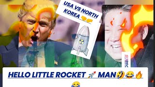 😂🤣🤣🤣🤣🤣Rocket Man Will watch us like he never watched anybody else before trump trending election [upl. by Sarazen]