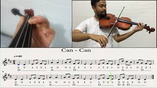 Can  Can Violin Essential Elements For String Violin Song No 81 [upl. by Nol]