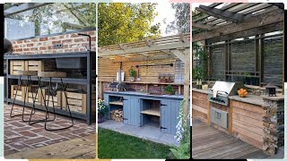 Top 30 Rustic Outdoor Kitchen Ideas Outdoor Cooking Area [upl. by Ahsimik293]