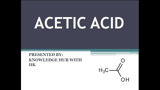 Acetic acid production [upl. by Trub]