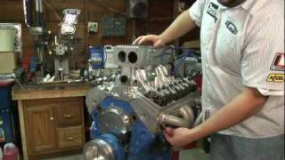 How to Find Top Dead Center on a Chevy Small Block Motor Video  Pep Boys [upl. by Ecreip]