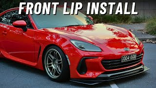 2023 BRZ Gets An Aggressive Front Lip Splitter [upl. by Urbain941]