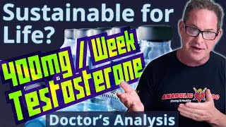 Is 400mg per Week of Testosterone Sustainable for Life Doctors Analysis [upl. by Attesoj382]