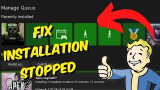 How To Fix Xbox One  Series XS Error quotInstallation Stopped For Digital Or Disc Installsquot  2023 [upl. by Ghiselin]