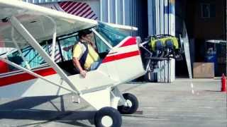 Piper PA18150 new engine first start [upl. by Simonne]