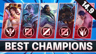 Best Champions In 149 for Every Role  CHAMPS to MAIN for FREE LP  LoL Guide Patch 149 [upl. by Anerev]