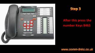 How to change time and date on my Nortel T7316E Phone [upl. by Lamiv]