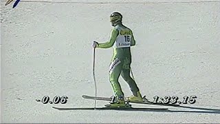 KjetilAndre Aamodt wins superG Kvitfjell 1996 [upl. by Matthew]