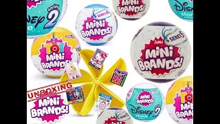 UNBOXING 10 MINI BRANDS BALLS ASMR RELAXING LOFI [upl. by Okajima468]