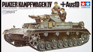 Timelapse  Tamiya  135 Panzer Kampfwagen IV AusfD  8 Hour Build in 8 Minutes [upl. by Goetz]