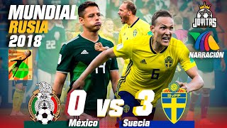 Así nos ayudó COREA para avanzar a OCTAVOS en RUSIA 2018 ☠ México vs Suecia 🎙 Narración TV Azteca [upl. by Hepsoj]