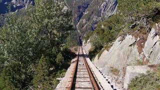 Gelmerbahn  up to the Gelmersee lake [upl. by Nileve411]