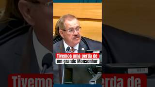 Ministro Humberto Martins do Superior Tribunal de Justiça STJ sobre falecimento de Monsenhor João [upl. by Dine]