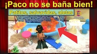 🔴 quotPaco no se bañaba bienquot no se quiere bañar 05  Cuento con valores para niños canal seguro [upl. by Aisila]