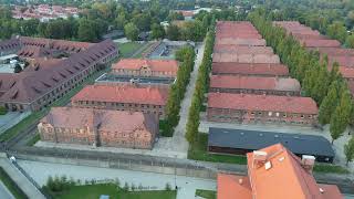 Auschwitz Concentarion Camp Drone fly 4K [upl. by Aremat]