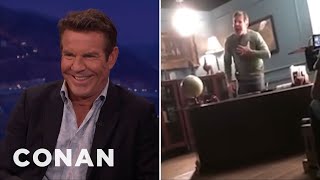 Dennis Quaid On His Meltdown Prank  CONAN on TBS [upl. by Flossi]